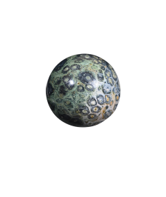 Image d'une sphère en jaspe kambaba