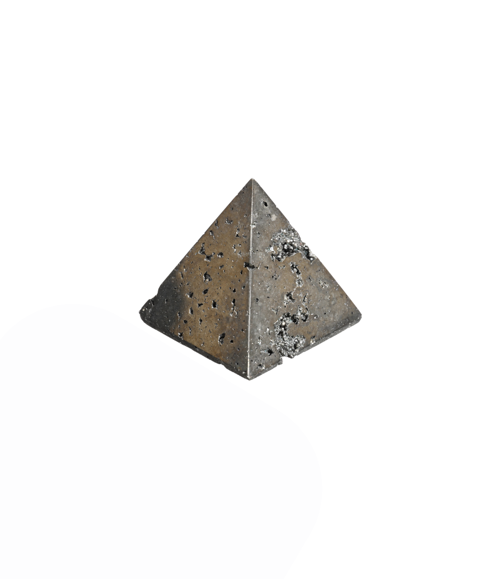 Image d'une pyramide en pyrite