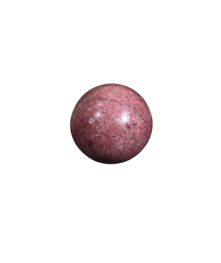 Image d'une sphère en rhodonite