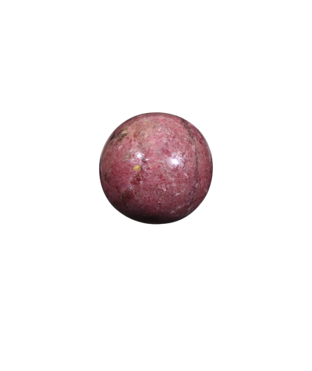 Image d'une sphère en rhodonite