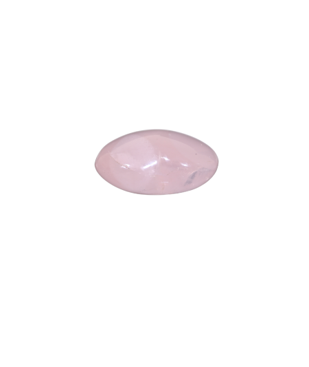 Photo d'un coeur à poser en quartz rose
