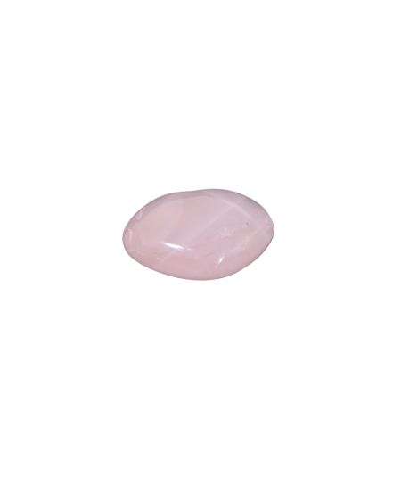 Photo d'un coeur à poser en quartz rose