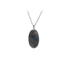 Image d'un pendentif bélière en labradorite