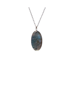 Image d'un pendentif bélière en labradorite
