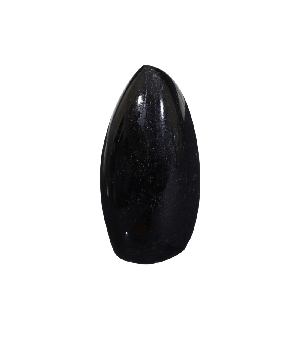 Image d'une forme libre en tourmaline noire