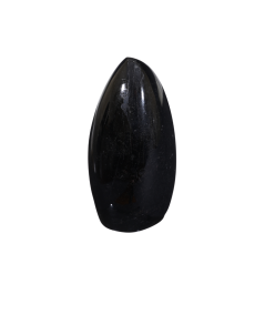 Image d'une forme libre en tourmaline noire
