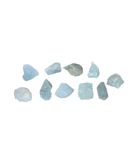 Image de pierres brutes en aigue marine