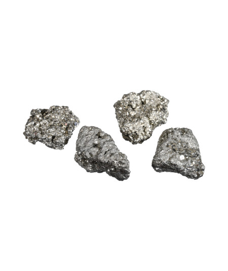 Image de pierres brutes en pyrite de fer