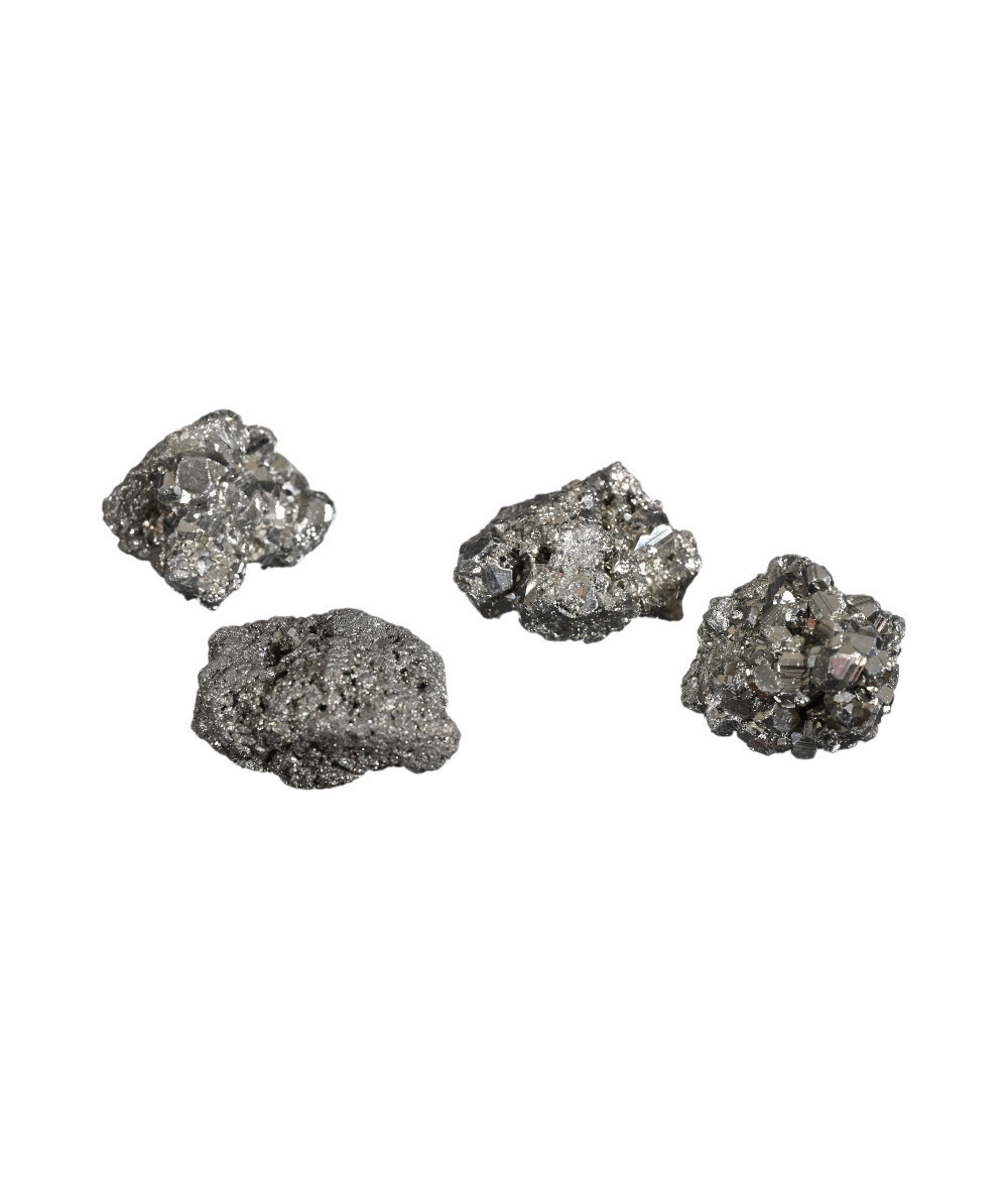 Image de pierres brutes en pyrite de fer