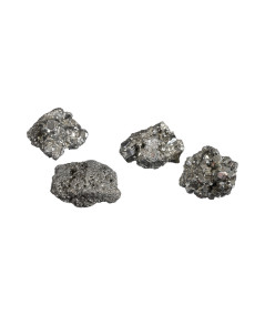 Image de pierres brutes en pyrite de fer