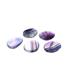 Image de galets plats en fluorite