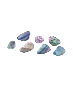 Image de pierres roulées en fluorite