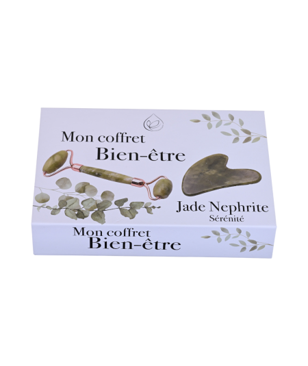 Image du coffret bien être sénérité en jade néphrite