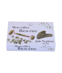 Image du coffret bien être sénérité en jade néphrite