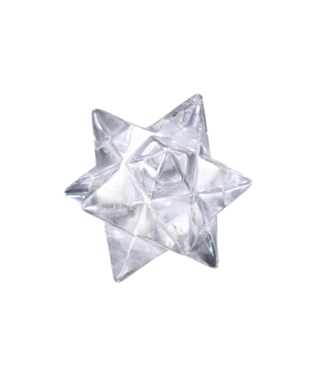 Photo d'une étoile de sirius en cristal de roche