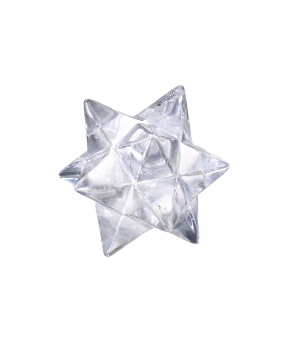 Photo d'une étoile de sirius en cristal de roche