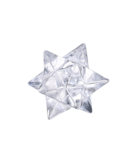 Photo d'une étoile de sirius en cristal de roche