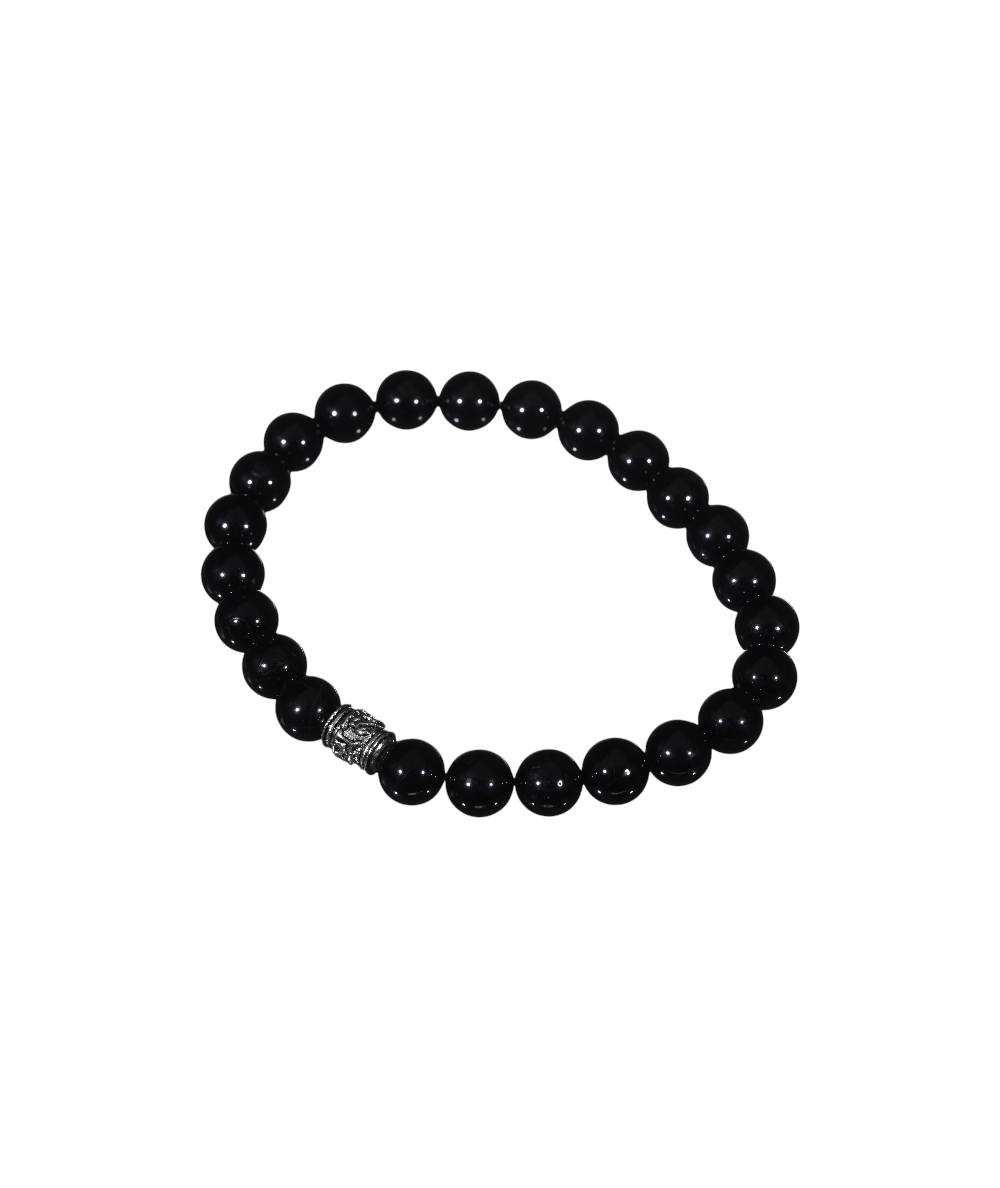 Image d'un bracelet en Tourmaline noire