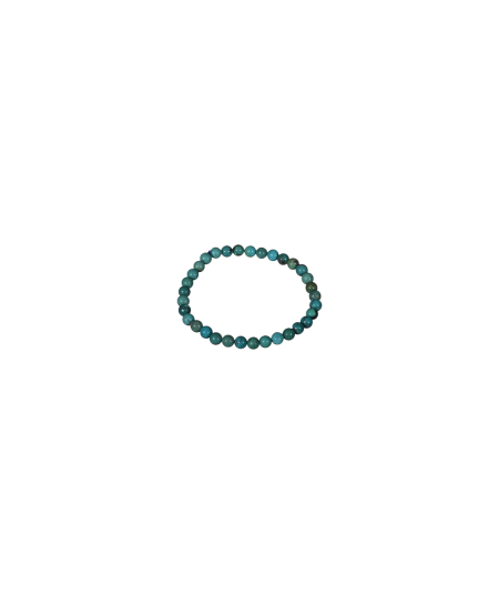 Photo d'un bracelet 5mm en turquoise du pérou