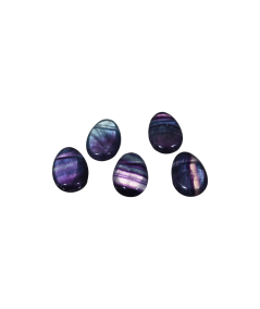 Image de pendentifs en pierre percée en fluorite (fluorine)