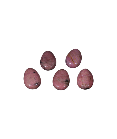 Image de pendentifs en pierre percée en rhodonite