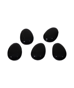 Image de pendentifs en pierre percée en tourmaline noire