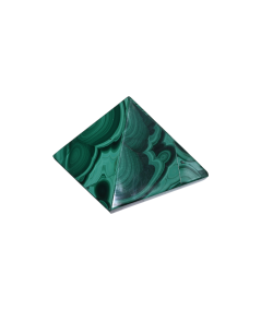 Pyramide en malachite | Pièce unique | Cristal Forest
