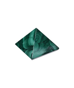 Pyramide en malachite | Pièce unique | Cristal Forest