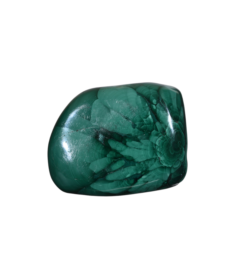 Image d'une forme libre en malachite