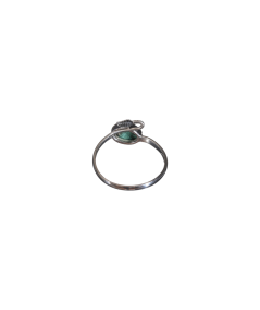 Image d'une bague réglable en malachite