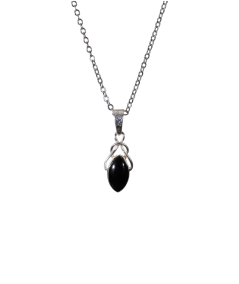 Pendentif en tourmaline noire