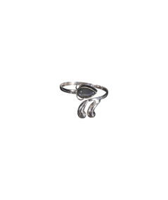 Bague argent en labradorite