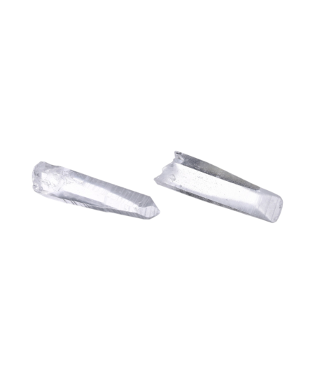 Pointes brutes en cristal de roche - quartz lémurien