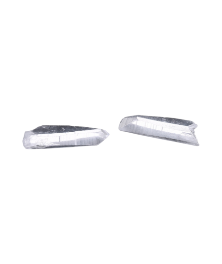 Pointes brutes en cristal de roche - quartz lémurien