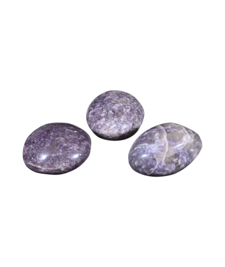 Galets en lépidolite (mica)