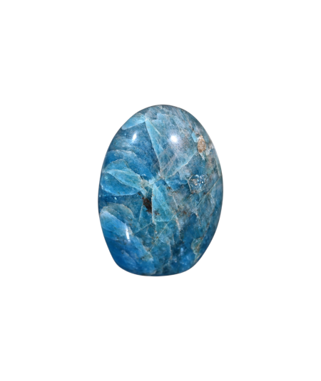 Forme libre en apatite bleue