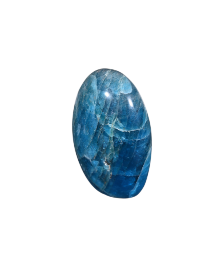 Forme libre en apatite bleue