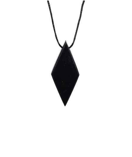 Pendentif losange en shungite