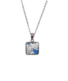 Pendentif serti argent en jaspe k2