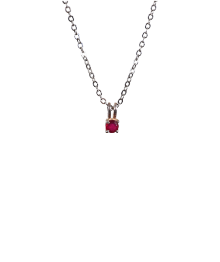Pendentif en rubis (corindon)