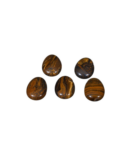 pendentifs en pierre percée en oeil de tigre