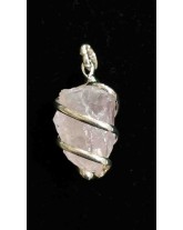 Pendentif Quartz rose