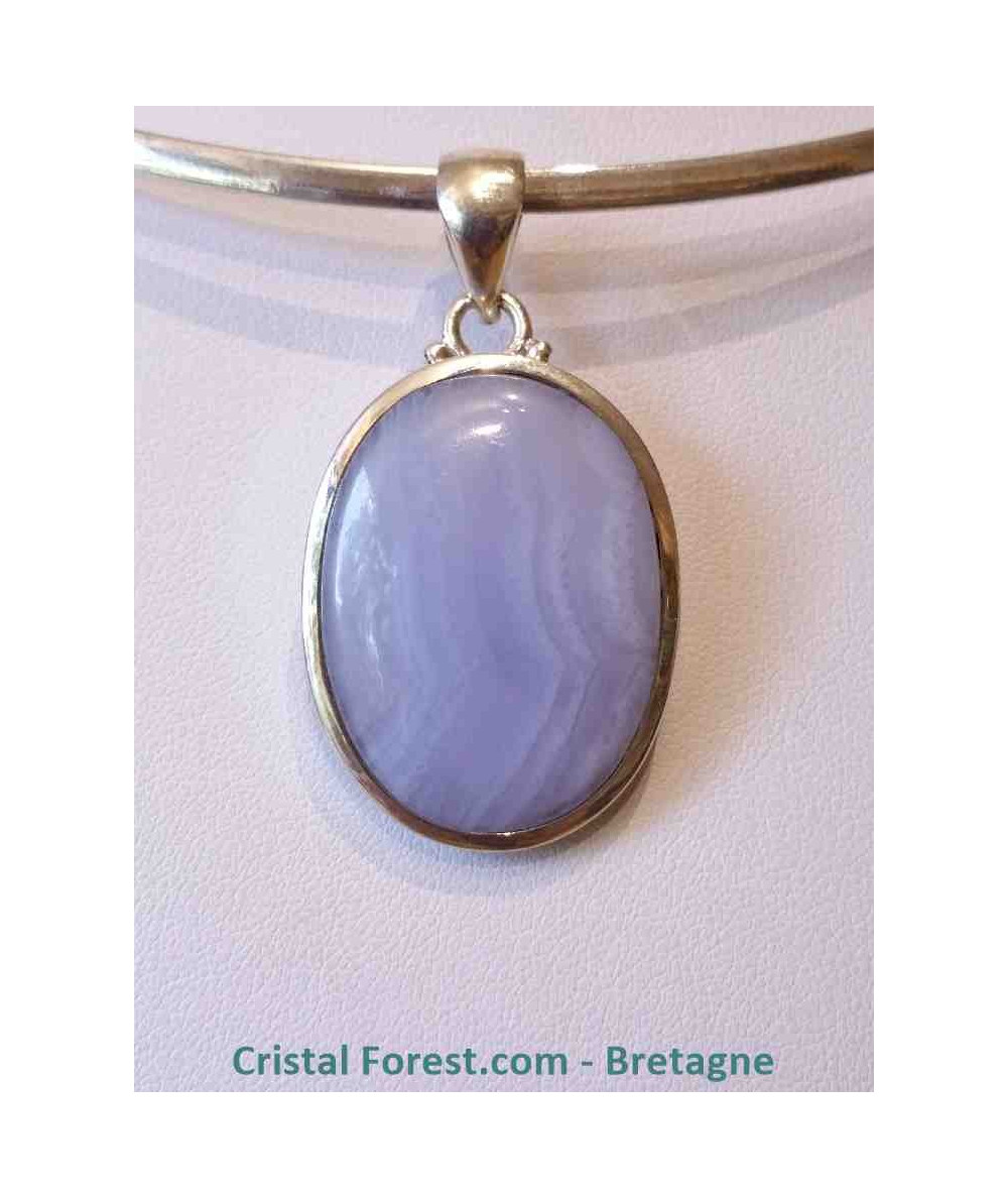 Calcédoine bleue extra