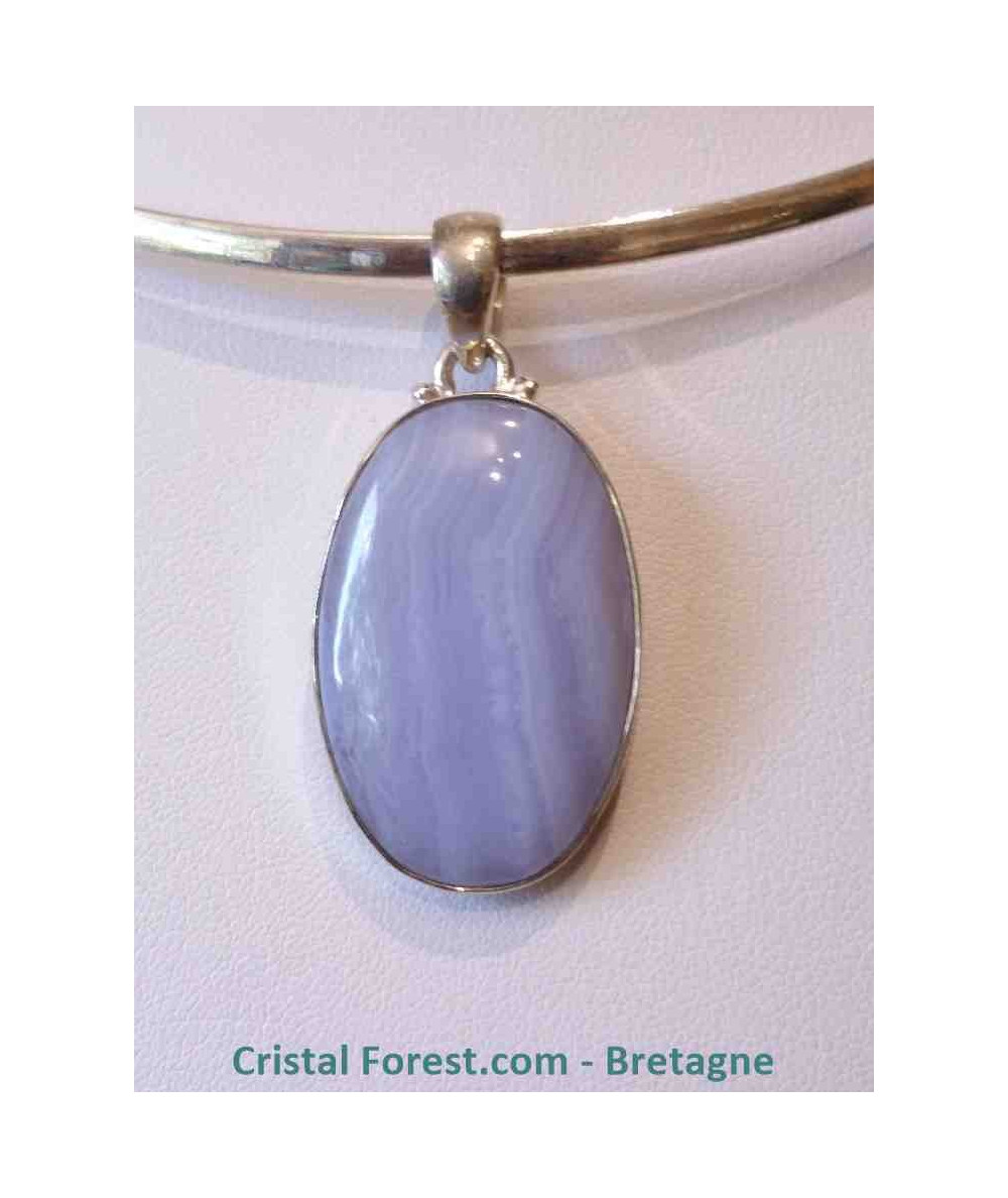 Calcédoine bleue extra