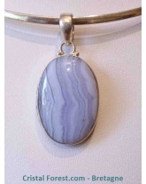 Calcédoine bleue extra