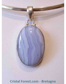 Calcédoine bleue extra