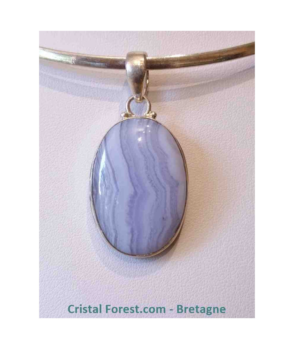 Calcédoine bleue extra
