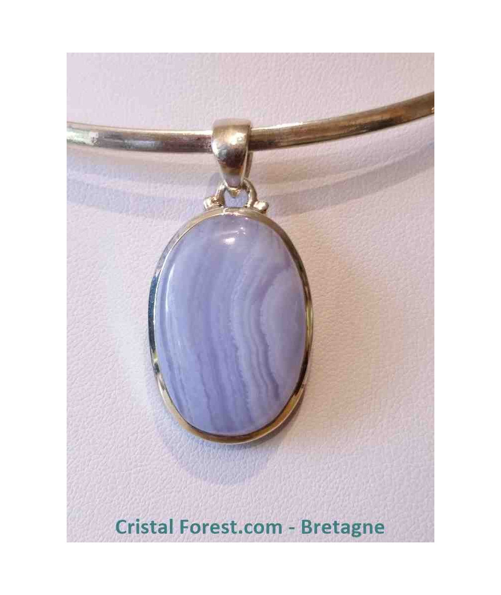 Calcédoine bleue extra