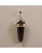 Pendentif  Améthyste biterminé