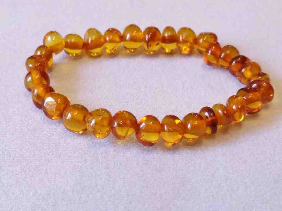 Ambre bracelet bébé billes